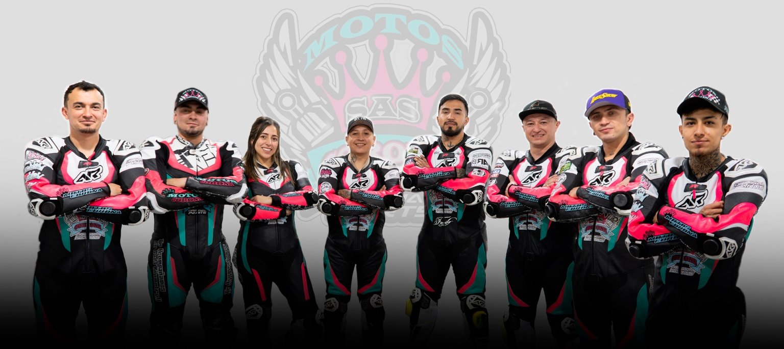 Integrantes del Team Motos Corona